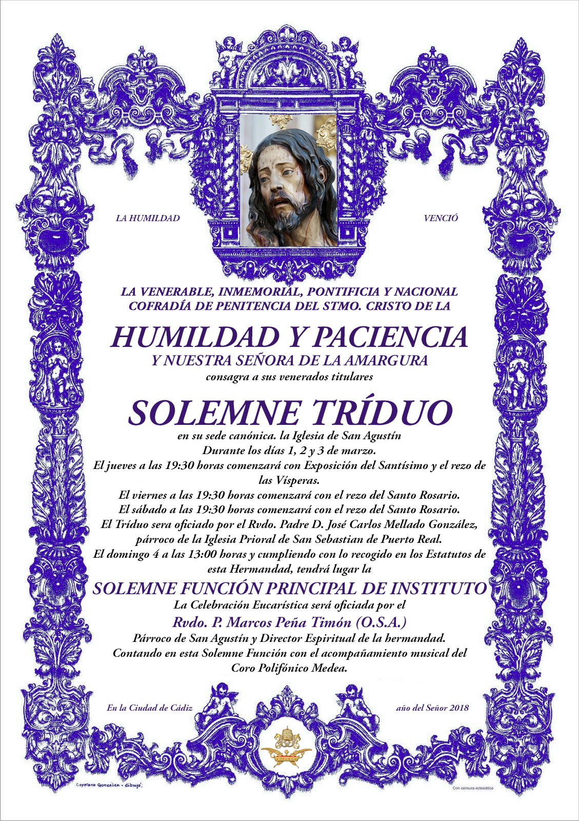 Cultos Humildad 2018