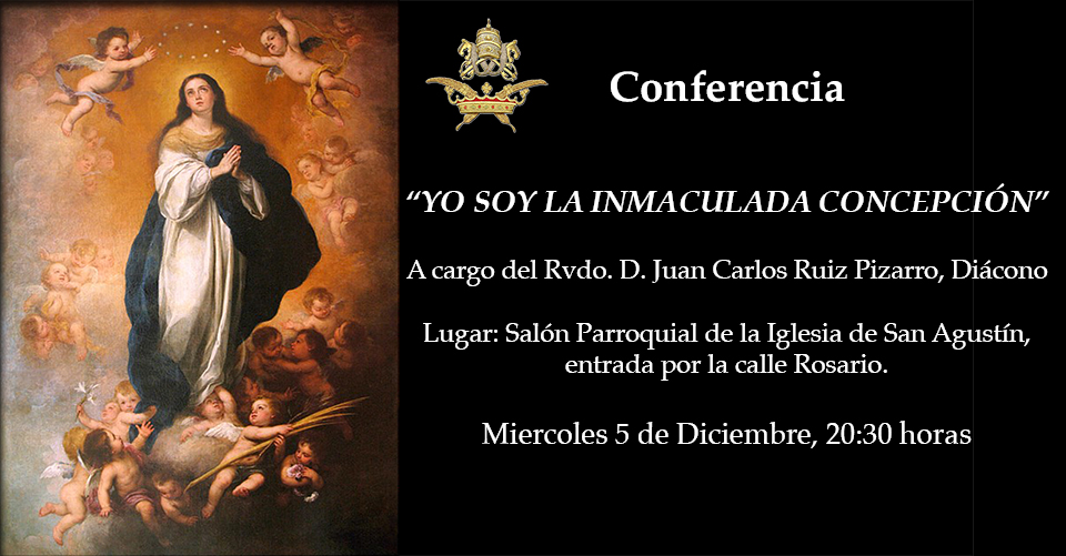 Conferencia «Yo Soy la Inmaculada Concepción» (5/12/18)