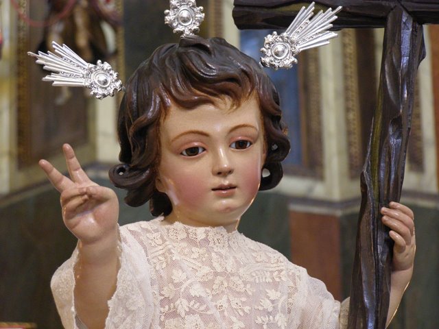 Bendición del Altar del Niño Jesús de la Pasión y aniversario de su bendición.