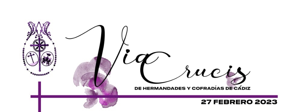 Cartel del Vía Crucis Oficial de Hermandades y Cofradías