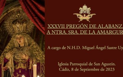 XXXVII Pregón de Alabanza en nuestro canal de YouTube