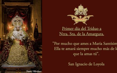 Primer día del Solemne Triduo a Ntra. Sra. de la Amargura.