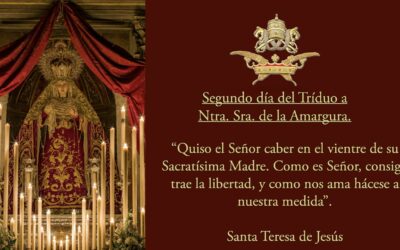 Segundo día del Solemne Triduo a Ntra. Sra. de la Amargura.